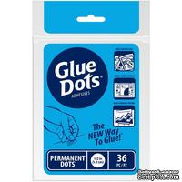 Клеевые капли Glue Dots - Permanent, 36 штук, 13 мм, 1 лист - ScrapUA.com