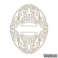 Пластины для фольгирования от Spellbinders - Elegant Oval - ScrapUA.com