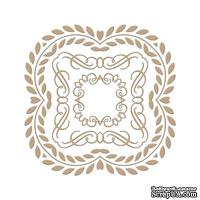 Пластины для фольгирования от Spellbinders - Elegant Square - ScrapUA.com