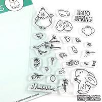 Набор штампов Gerda Steiner - Hello Spring 4x6 Clear Stamp Set