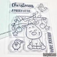 Набор штампов Gerda Steiner - Little Reindeer 3x4 Clear Stamp Set