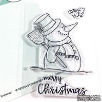 Набор штампов Gerda Steiner - Happy Snowman 3x4 Clear Stamp Set - ScrapUA.com