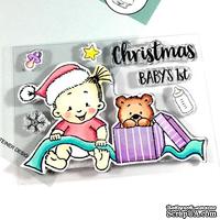 Набор штампов Gerda Steiner - Baby Girl Christmas 3x4 Clear Stamp Set - ScrapUA.com