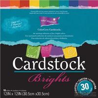 Набор кардстока с внутренним слоем Core'Dinations - Cardstock Brights, 30х30 см
