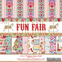 Набор бумаги от Helz Cuppleditch - Fun Fair, 30х30 см, 12 листов