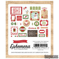 Высечки от Echo Park - I Love Christmas Ephemera Pack - ScrapUA.com