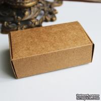 Крафт-коробочка упаковочная, картон плотностью 380 мг, 9,4х5,7х3 см