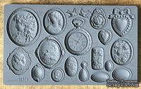 Молди від IOD - Cameos 6x10 Decor Moulds™, 15x26 см