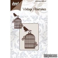 Лезвие Joy! Crafts Vintage Flourish Dies - Bird Cage - Клетка для птиц