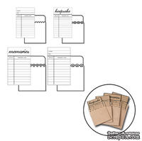 Набор конвертов с библиотечными карточками для журналинга от Maya Road - Library Cards w/Envelopes, 4 шт.