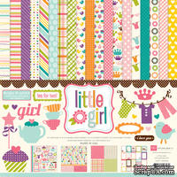 Набор бумаги от Echo Park Paper Co - Little Girl Collection Kit , 30x30