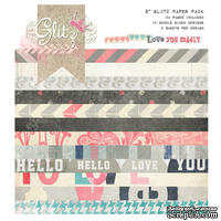 Набор бумаги от Glitz Design - Love You Madly - 15х15 см