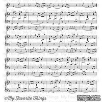 Резиновый штамп My Favorite Things - BG Sheet Music Background - ScrapUA.com