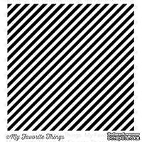 Резиновый штамп My Favorite Things - BG Bold Diagonal Stripes Background