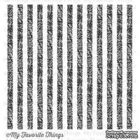 Резиновый штамп My Favorite Things - BG Distressed Stripes Background - ScrapUA.com