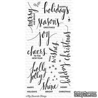 Акриловый штамп My Favorite Things - Hand Lettered Holiday