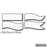 Лезвие My Favorite Things - Die-namics Mini Wavy Pennants (MFT135) - ScrapUA.com