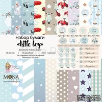 Набор бумаги от Mona Design — Little boy, 10 листов