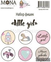 Набор фишек от Mona Design — Little girl, 6 шт