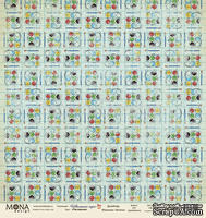 Лист односторонней скрапбумаги  от Mona Design - Рисование - Школьная пора, 30,5 х 30,5 см - ScrapUA.com