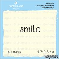 Штампы от Cherrylana - Smile, 1,7х0,6 см - ScrapUA.com