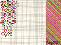 Лист двусторонней скрапбумаги от Kaisercraft - Hopscotch Collection - Marvellous, 30,5х30,5 см