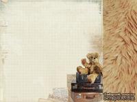 Двусторонний лист скрапбумаги от Kaisercraft - Teddy Bears Picnic Collection - Bear Hug, 30,5 х 30,5 см. - ScrapUA.com