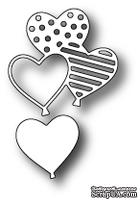 Нож для вырубки от Poppystamps - Heart Balloons - ScrapUA.com