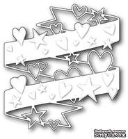 Нож для вырубки от Poppystamps - Hearts and Stars Wrap