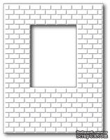 Нож для вырубки от Poppystamps - Brick Window Wall