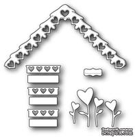 Нож для вырубки от Poppystamps - Love Cottage Roof and Decor