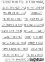 Штампы от Poppystamps - Whittle Sayings clear stamp set