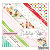 Набор бумаги  для скрапбукинга от Pretty Little Studio, односторонняя  - Birthday Cake Paper Pack