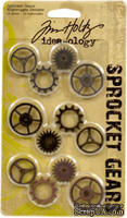 Набор металлических украшений от TimHoltz - Sprocket Gears