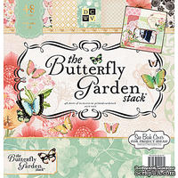 Набор бумаги DCWV - The Butterfly Garden Stack, 30х30 см, 24 листа