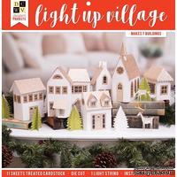 Набор DCWV Christmas Village - Makes 7 Buildings