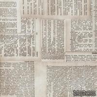 Ткань 100% хлопок - Tim Holtz Eclectic - Dictionary-Neutral, 45х55 см