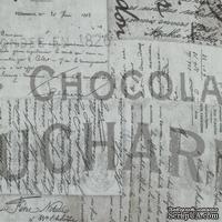 Ткань 100% хлопок - Tim Holtz Eclectic - French-Taupe, 45х55 см - ScrapUA.com