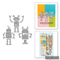 Ножи от Spellbinders – Die D-Lites Robots Etched Dies