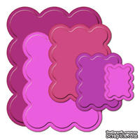 Лезвия от Spellbinders - Big Scalloped Rectangles LG, 5 шт - ScrapUA.com