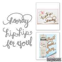 Нож для вырубки от Spellbinders - Quite Contrary - Debi Adams - Hip Hip Hooray