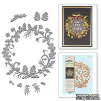 Нож для вырубки от Spellbinders - Holly Berry Wreath - ScrapUA.com