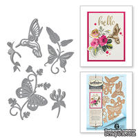 Нож для вырубки от Spellbinders - Stacey Caron - Botanical Bliss - Botanical Flutters