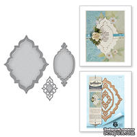 Нож для вырубки от Spellbinders - Stacey Caron - Renaissance Jubilee - Label 56 Decorative Element - ScrapUA.com