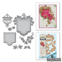 Нож для вырубки от Spellbinders - Stacey Caron - Botanical Bliss - Beautiful Banner Basket - ScrapUA.com