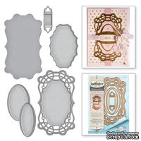 Ножи от Spellbinders - Curled Grace Oval - ScrapUA.com