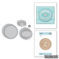 Ножи для вырубки от Spellbinders - Shapeabilities Brillante Rondelle Etched Dies Vintage Treasures by Becca Feeken