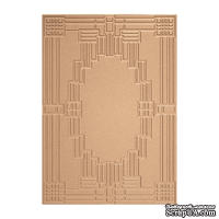 Пластина для тиснения от Spellbinders - Deco Squared - ScrapUA.com