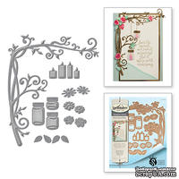 Нож для вырубки от Spellbinders - Stacey Caron - Botanical Bliss - Elegant Branch