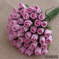 Буточники розы, цвет нежно-розовый, диаметр - 4мм, 10 шт. - ScrapUA.com